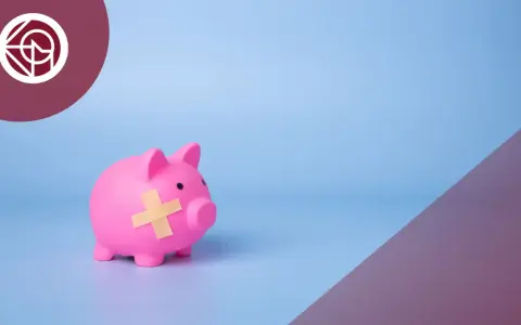Cerdo rosa con curitas, listo para una diligencia de embargo.