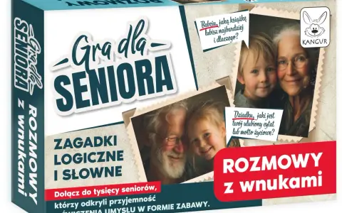 Gra dla seniora: zagadki logiczne i słowne, które zbliżają pokolenia. Rozmowy z wnukami pełne śmiechu i wspomnień.