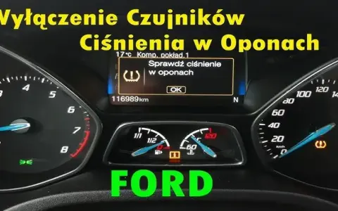 Focus MK3: Kontrolka ciśnienia w oponach? Rozwiąż problem DDS/TPMS!