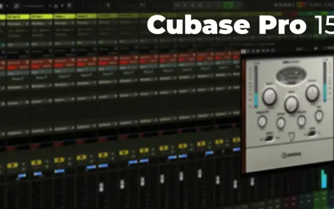 Interface de Cubase Pro 15 avec un plugin de compresseur, idéal pour une eq dynamique.