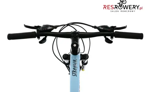 Kierownica roweru "Stranger 26" z manetkami i hamulcami. Dowiedz się, jak podnieść kierownicę w rowerze, by jazda była wygodniejsza.