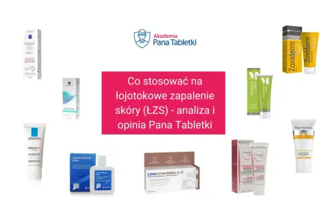 Kremy i preparaty na łojotokowe zapalenie skóry głowy: Oliprox, Kerium DS, Zoxiderm, Sensibio DS, Pharmaceris P.