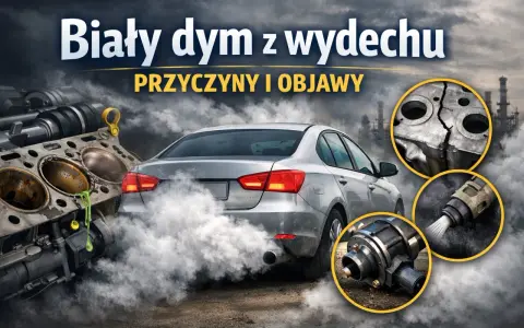 Biały dym z wydechu samochodu, uszkodzony blok silnika i wtryskiwacz. Przyczyny i objawy problemów z autem.