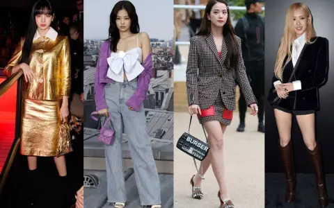 BLACKPINK members showcase diverse styles in a fashion montage, hinting at a potential Jennie Chanel campaign.