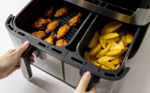Co to jest airfryer? To urządzenie, które przygotowuje chrupiące skrzydełka i złociste frytki, wykorzystując gorące powietrze.
