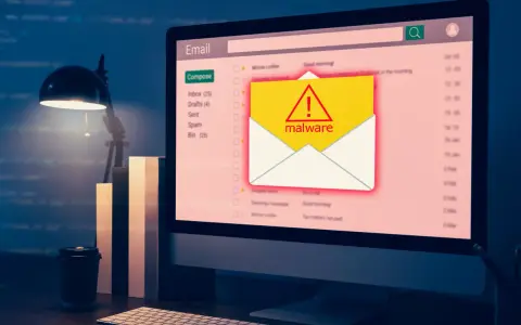 Komputer wyświetla ostrzeżenie o złośliwym oprogramowaniu w skrzynce e-mail. Uważaj na wirusy na komputerze!