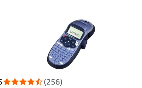 Etiquetadora Dymo LetraTag con teclado QWERTY y pantalla LCD. Ideal para organizar tu hogar o negocio.