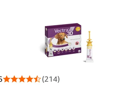 Boîte et pipette de Vectra 3D pour chien, solution antiparasitaire. Avis positifs pour ce produit.