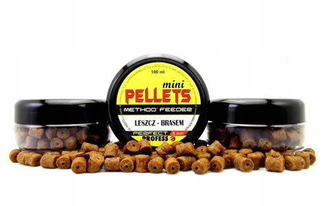 Mini pellety Method Feeder "Leszcz - Brasem" 8 mm, idealne na leszcza.