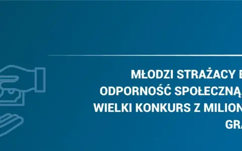 Młodzi strażacy budują odporność społeczną. Kolor granatowy znaczenie - symbolizuje zaufanie i stabilność. Rusza konkurs z grantami.