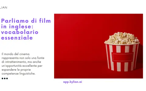 Impara i generi cinematografici in inglese con esercizi divertenti, come guardare un film con popcorn.