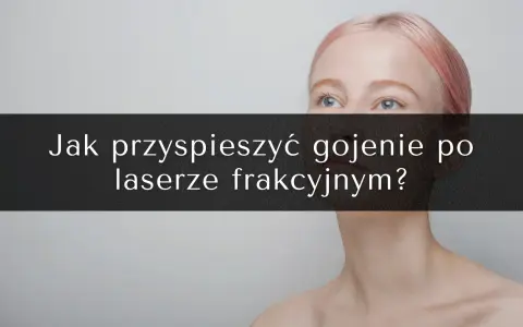 Kobieta z różowymi włosami, pytająca jak przyspieszyć gojenie po laserze frakcyjnym.