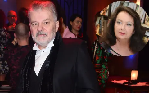 Krzysztof Globisz z pierwszą żoną, Anną.