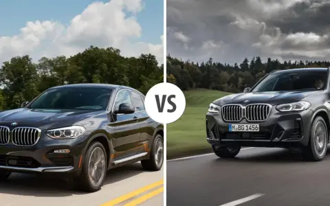 Porównanie BMW X4: sprawdzamy pojemność bagażnika i inne cechy obu modeli.