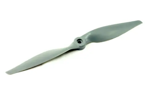 Grauer Propeller mit der Aufschrift "254 x 127" und "10 x 5".
