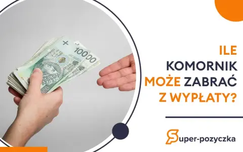 Ręka podaje plik banknotów. Pytanie: ile komornik może zabrać z najniższej krajowej na alimenty?