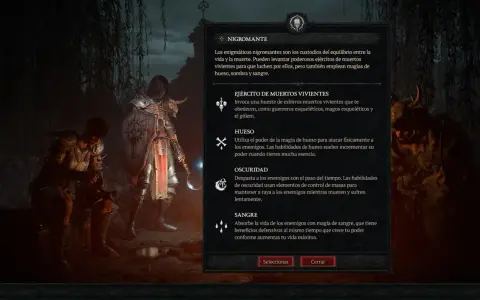 Elige al Nigromante, la mejor clase de Diablo 4, para invocar muertos vivientes, usar magia de hueso, oscuridad y sangre.