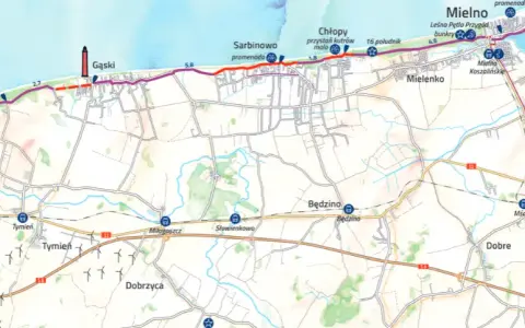 Mielno: Ile km? Najlepsze trasy i jak uniknąć korków?