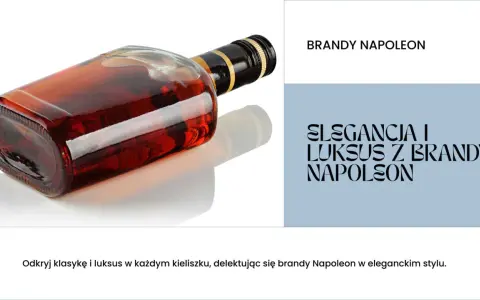 Elegancka butelka brandy Napoleon. Jak pić ten szlachetny trunek? Odkryj klasykę i luksus w każdym kieliszku.