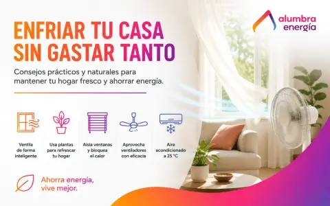 Consejos para enfriar tu casa sin gastar tanto: ventila, usa plantas, aísla ventanas, aprovecha ventiladores y usa aire acondicionado a 25°C.