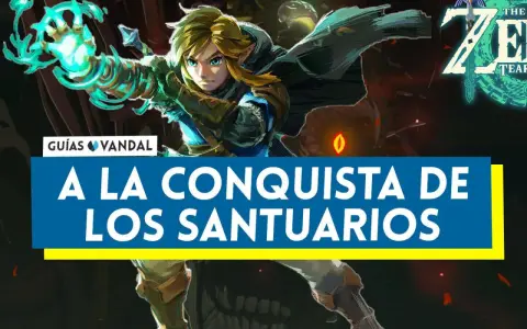 Link, con su brazo imbuido de energía, se prepara para conquistar los santuarios de Zelda: Tears of the Kingdom.