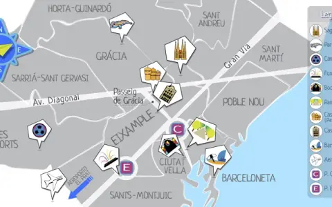 Barcellona: Mappa Attrazioni e Itinerari per un Viaggio Perfetto