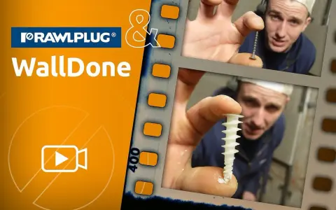 Kołki do płyt gipsowych Rawlplug WallDone – poznaj ich wytrzymałość i montaż.