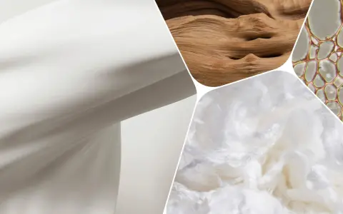 Viscose LENZING ECOVERO : fibre naturelle, bois et cellules végétales. Douceur et durabilité.