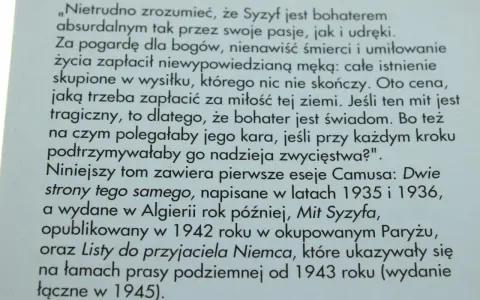 Mit Syzyfa: jak literatura odnajduje sens w absurdzie?