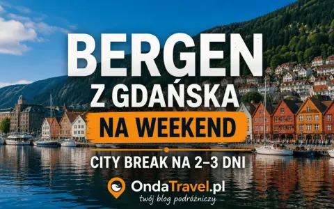 Bergen z Gdańska na weekend to idealny pomysł na city break za granicę. Kolorowe kamieniczki nad wodą i góry w tle.