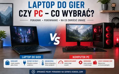 Laptop do gier czy PC? Porównanie, co wybrać, gdy chcesz grać. Zobacz, co to jest laptop do gier i jakie ma zalety.