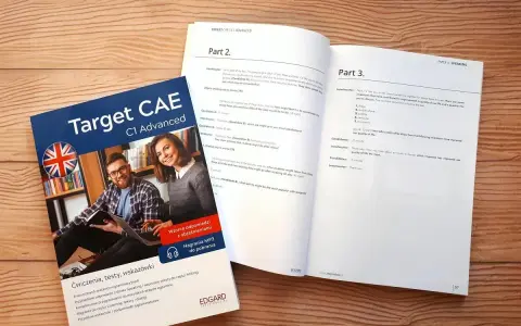 Egzamin C1 angielski przykładowe testy "Target CAE C1 Advanced" z ćwiczeniami, odpowiedziami i nagraniami MP3.