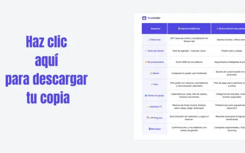 Descarga tu copia de la app de reservas Koalendar. Gestiona citas, clientes y más.