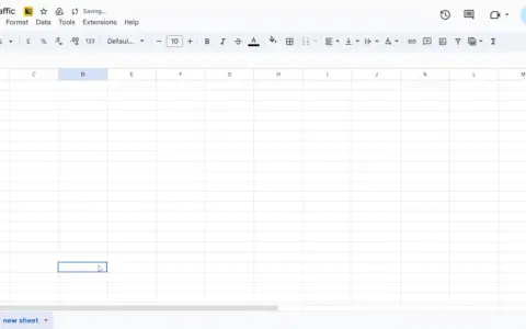 Leere Tabellenkalkulation, bereit für Daten. Hier kann man leicht den **excel wechseln** und neue Informationen eingeben.