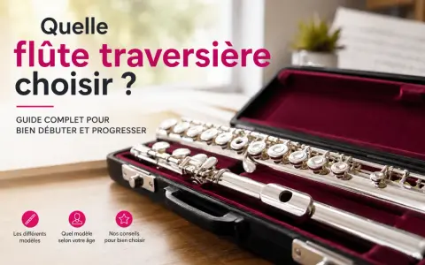 Guide pour bien débuter et progresser : comment jouer de la flûte traversière. Choix de modèles, conseils pour tous les âges.