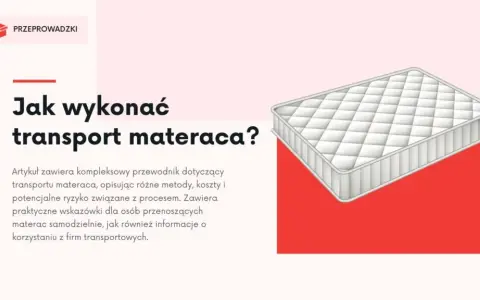 Bezpieczny transport materaca: Uniknij błędów i kosztów!