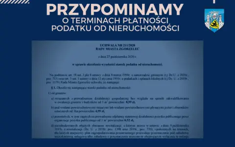 Podatek od nieruchomości 2026: terminy płatności, zasady, jak zapłacić