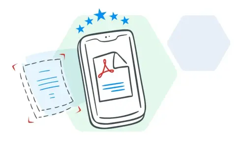 Smartphone che scannerizza documenti, come se fosse uno dei migliori programmi per scannerizzare diapositive gratis.