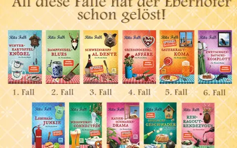 Eberhofer Krimi Reihenfolge: Alle Bände & mehr | Rita Falk