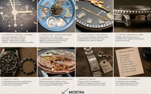 Expertise d'une montre ancienne : authenticité, état du cadran, boîtier, mouvement, bracelet. Ces éléments déterminent la valeur d'une montre en or.