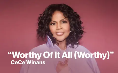CeCe Winans, singing "Worthy Of It All (Worthy)". Like incense arising day and night, her voice is a constant praise.