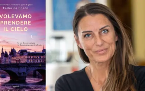 Federica Bosco, autrice di "Volevamo prendere il cielo", un romanzo che esplora i limiti dell'amore.