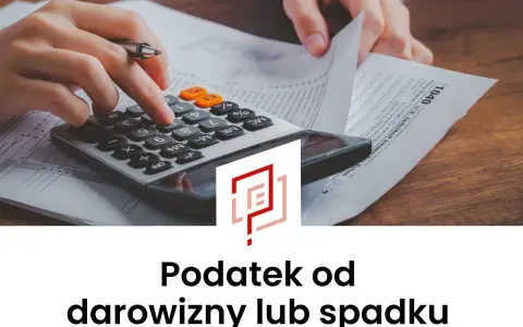 Ręce liczą podatek od spadku lub darowizny na kalkulatorze. Usługa sd-z2 online.