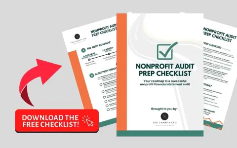 Nonprofit audit prep checklist, a roadmap to a successful audit, highlighting steps like finding nonprofit audit firms.