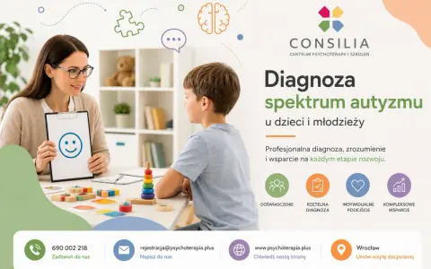 Profesjonalna diagnoza autyzmu u dzieci i młodzieży. Konsultacja psychologiczna, wsparcie i zrozumienie.
