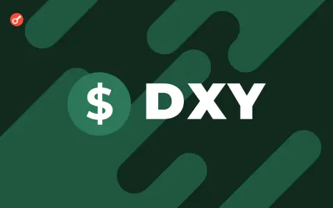 Symbol dolara i litery DXY na zielonym tle. DXY to indeks dolara amerykańskiego, klucz do zrozumienia rynków walutowych.