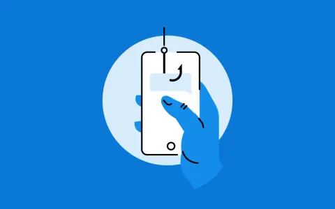 Ein Haken fischt nach einer Nachricht auf einem Smartphone. Dies illustriert die pharming definition: eine betrügerische Methode, um Nutzer auf gefälschte Webseiten zu locken.