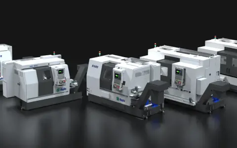 Serie di torni CNC Biglia, modelli BMX70 Y2, B 620, B 750 e B 1250, pronti per la produzione.