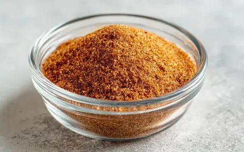 En skål med hemmagjord tacokrydda, perfekt för ditt nästa tacorecept.