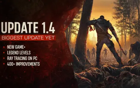 Dying Light: data wydania aktualizacji 1.4 z nową grą+, poziomami legend, ray tracingiem i ulepszeniami. Bohater walczy z hordą zombie.